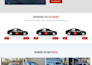 design car detailing website, car rental website with booking functionality